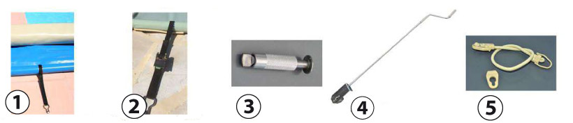 Accessoires bâche à barres Safety one Accessoires bâche à barres Safety one